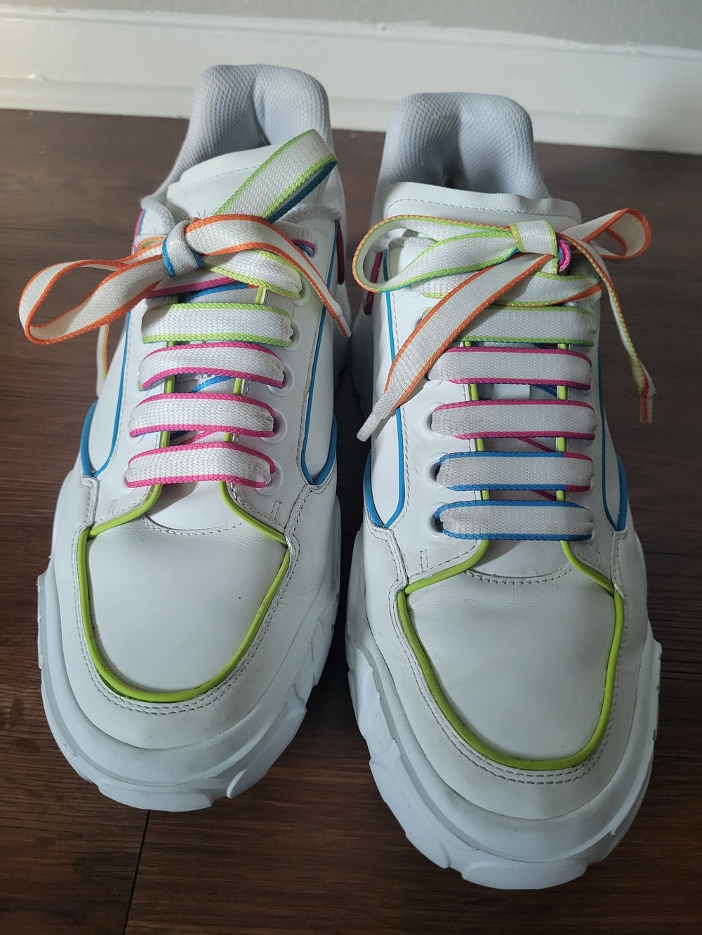 Alexander McQueen Rainbow Sneakers - Picture 2 of 5
